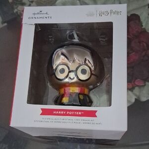 Hallmark Harry Potter Ornament with Red and Yellow Scarf